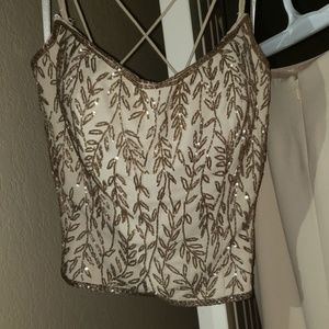 Simi formal 2 piece  Gown  worn 1 time